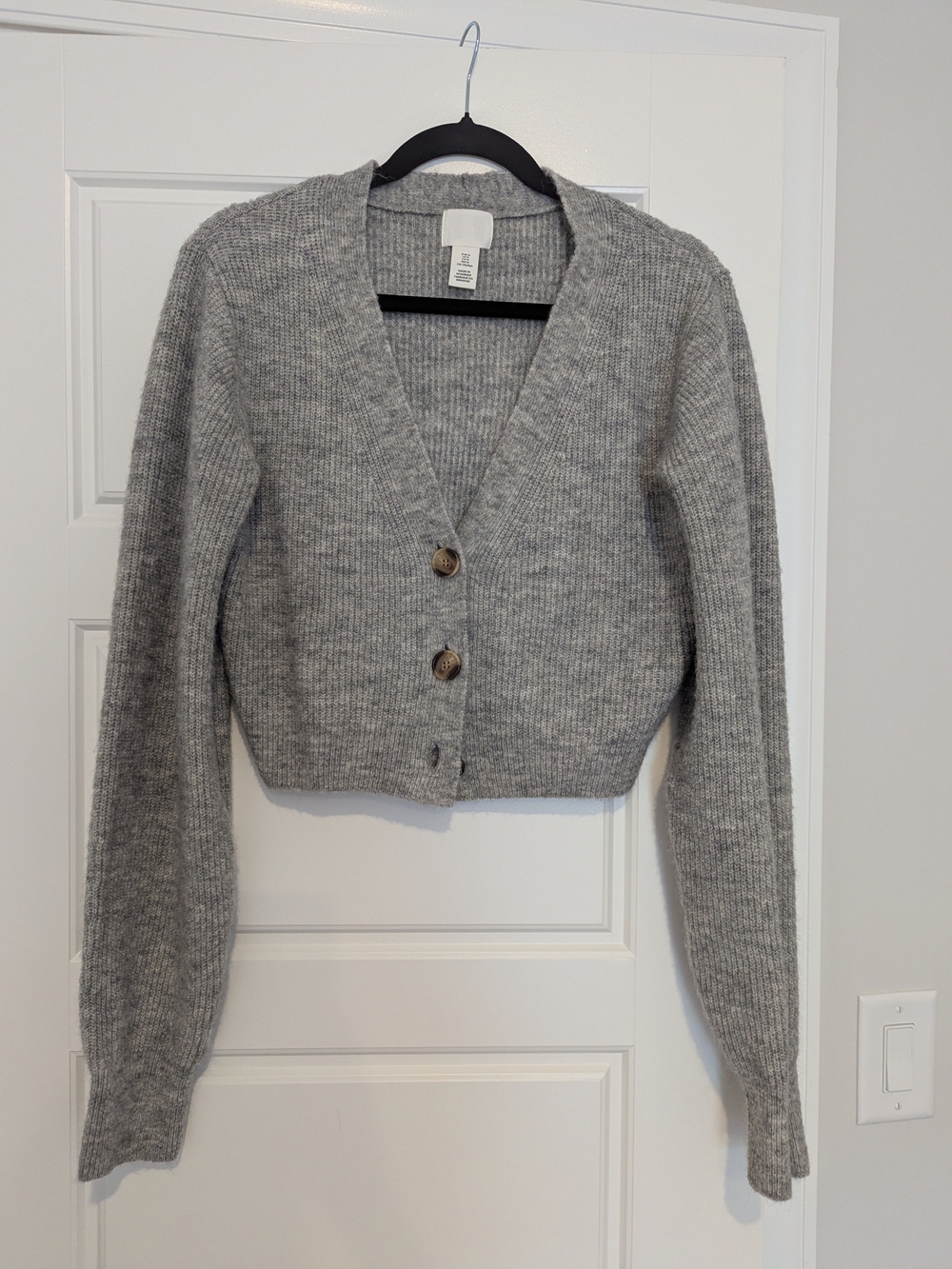 H&M Wool Blended Open Front Cardigan